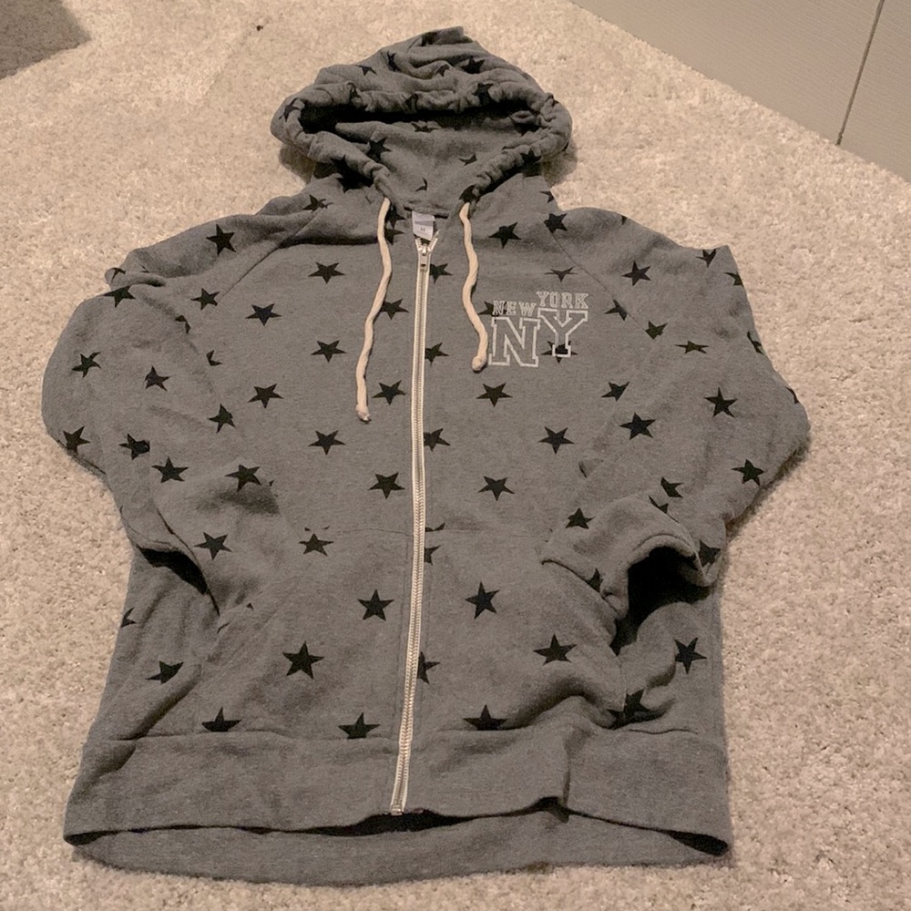 Alternative full zip star hoodie